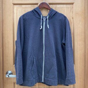 Eddie Bauer : Camp Fleece Hoodie : Heather Navy : Women's 2XL